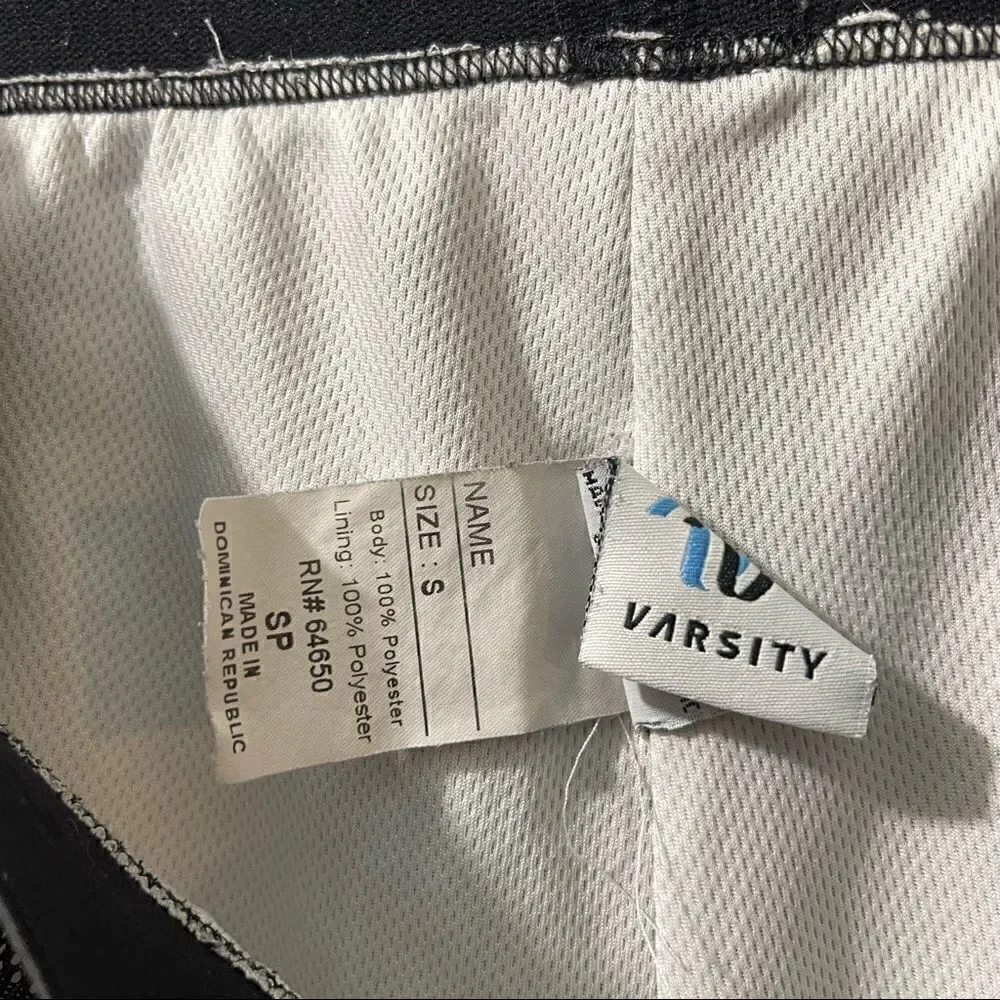 Varsity Spirit Black White Cheer Shorts S